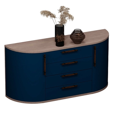 Комод радиусный на 1600 мм P746