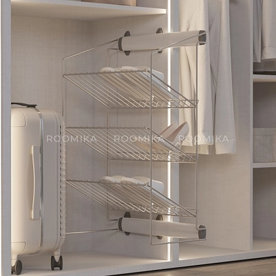 BELLE Выдвижная полка для обуви, 3-х уровневая, ASL3ALGS