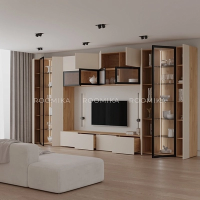 Антресоль с двумя откидными дверями R312.45