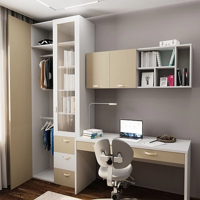 Рабочая зона со шкафом Лацио