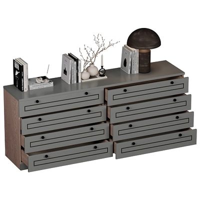 Комод с ящиками узкий с эмалевой столешницей A728.45ES