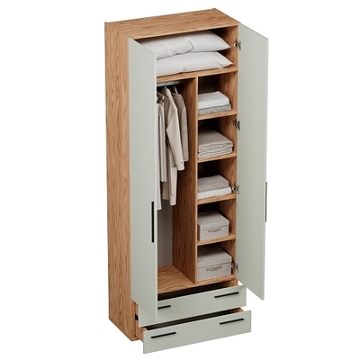 Шкаф двухдверный с ящиками L211.44