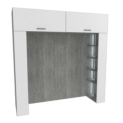 Ниша для кровати с секциями с подсветкой LG407.60