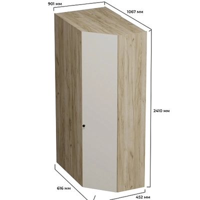 Шкаф угловой L209.44 L/R