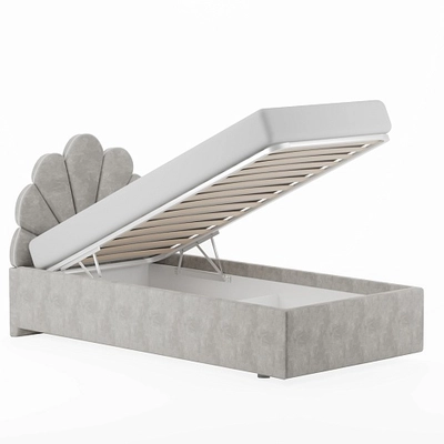 Кровать односпальная мягкая ДЕННИ с подъемным механизмом