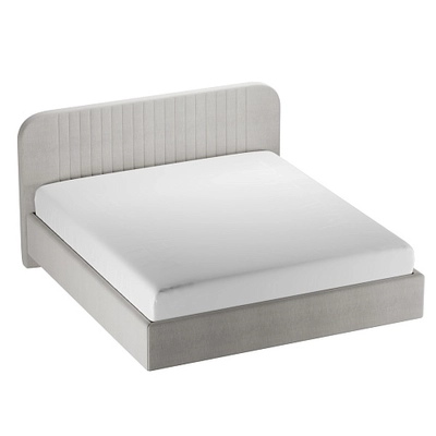 Кровать двуспальная мягкая ФЛАЙ с подъемным механизмом, 160x200