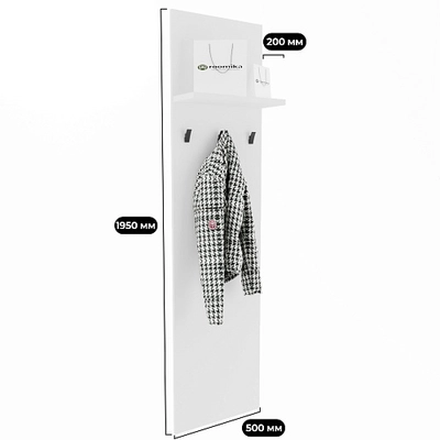 Панель узкая с крючками L176.1