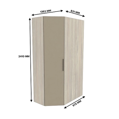 Шкаф угловой с подсветкой L209.44 L/R