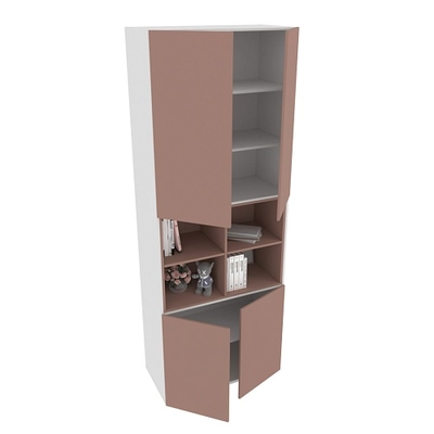 Шкаф книжный с нишей L216