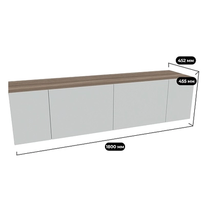 Антресоль над тумбой ТВ L346.44