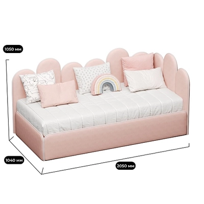 Мягкая кровать-диван КИПРОС с подъемным механизмом, 90x190