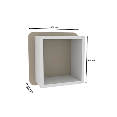 Полка навесная с панелью МДФ P100