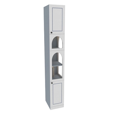 Шкаф-пенал с фигурным вырезом A249 L/R