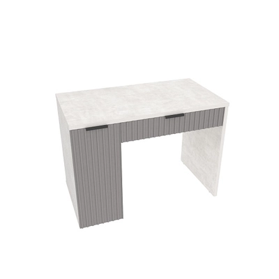 Cтол письменный с тумбой с фрезерованными фасадами LE717 L/R