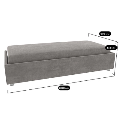 Детская кровать-подиум Короб-3 с подъемным механизмом , 90x190