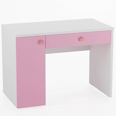 Cтол письменный с тумбой с фасадами в эмали LE717 L/R