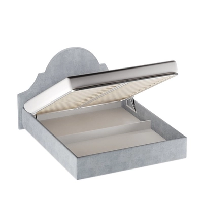 Кровать двуспальная мягкая ЛЮЦИЯ с подъемным механизмом, 180x200