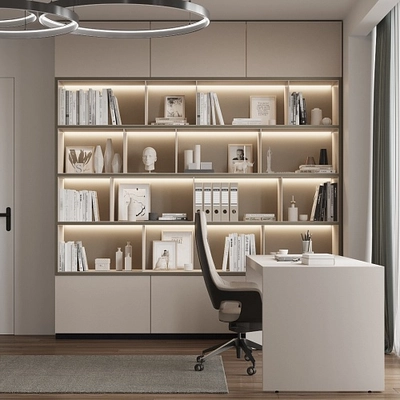 Кабинет с просторной системой хранения №3