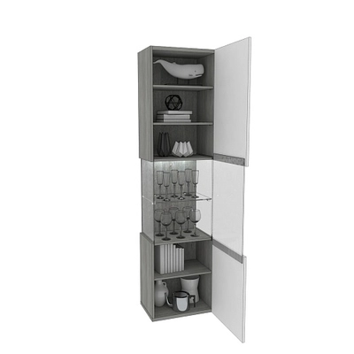 Шкаф напольный с подсветкой LG225 L/R