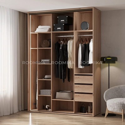 Шкаф-купе ХG210.60-2, профиль INTEGRO, стекло прозрачное, с подсветкой