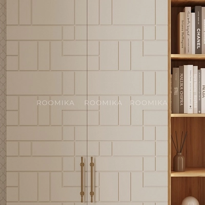 Шкафная группа Лацио фрезерованные фасады в эмали 33