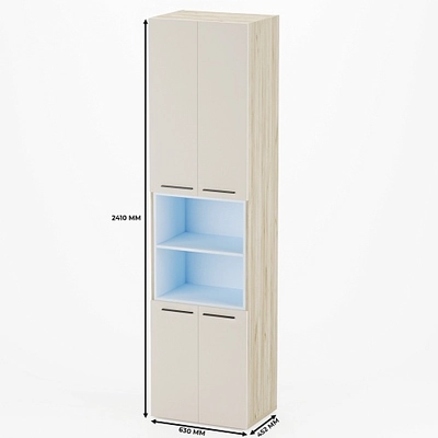 Шкаф книжный с нишей L228.44