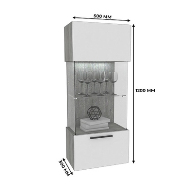 Шкаф навесной с подсветкой LG350