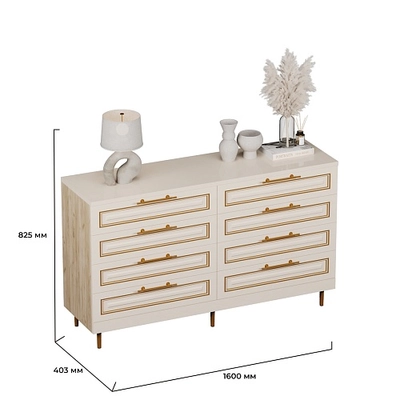 Комод с ящиками узкий A708.40ES