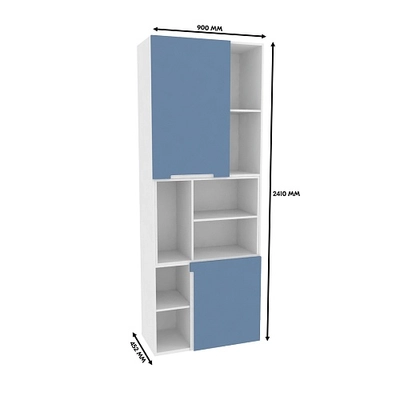 Шкаф книжный с нишей LE227 L/R