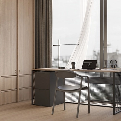 Кабинет со стеллажом №5