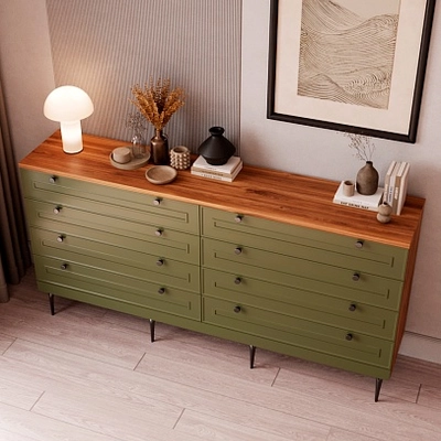 Комод с ящиками узкий A728.40