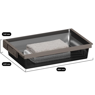 ALFA Выдвижная корзина в базу 700 мм, FRM5802.664.01