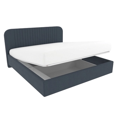 Кровать двуспальная мягкая ФЛАЙ с подъемным механизмом, 140x200