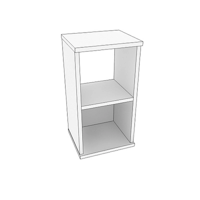 Cтеллаж сквозной книжный на 2 ниши E802