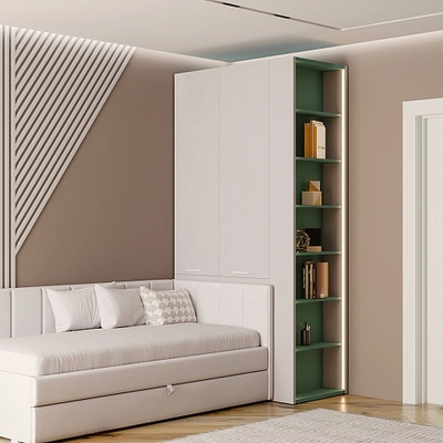 Шкаф двухдверный с фальш стенкой LG212