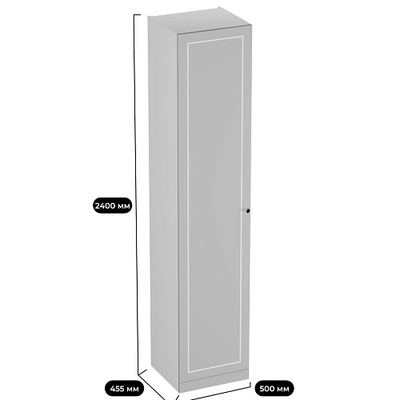 Шкаф однодверный для одежды A221.44-1