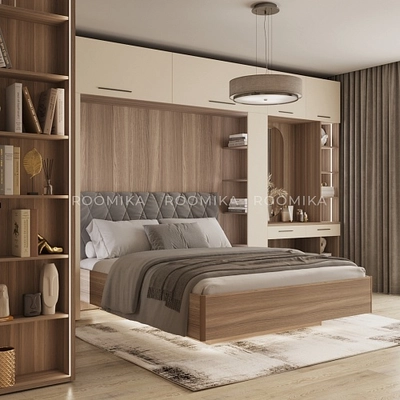 Кровать двуспальная Lazio с парящим эффектом L140 , 140x200