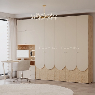 Шкаф для одежды и книг L251.44-3 L/R