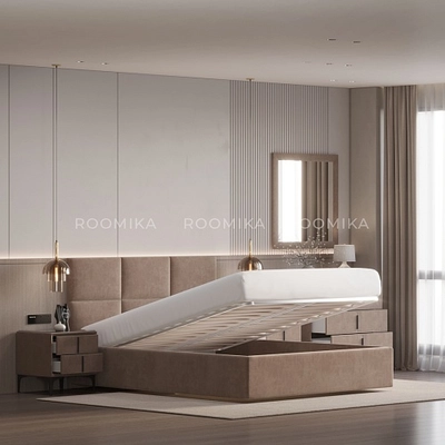 Кровать двуспальная мягкая ВЕРСАЛ с подъемным механизмом, 160x200