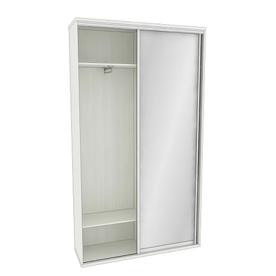 Секция для одежды с дверью купе и зеркалом P227Z