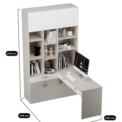 Ниша с рабочей зоной с подсветкой LG425 L/R