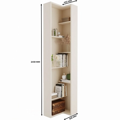 Стеллаж завершающий угловой L230