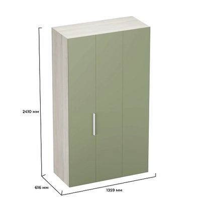 Шкаф со складными дверьми и фальш панелью LG206 L/R