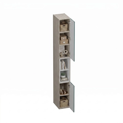 Шкаф книжный с нишей узкий LG226.300