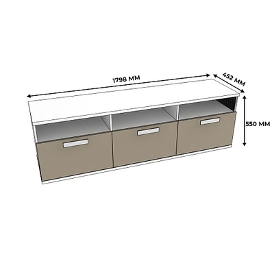 Тумба TV 3 ящ. E508