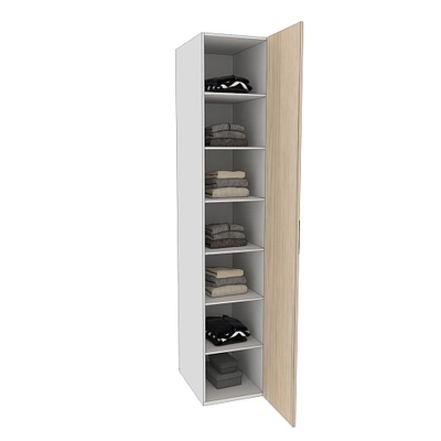 Шкаф 1 дверный узкий с зеркалом L220.60-4Z