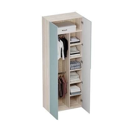 Шкаф 2 дверный, фасады в эмали LE210.44-4