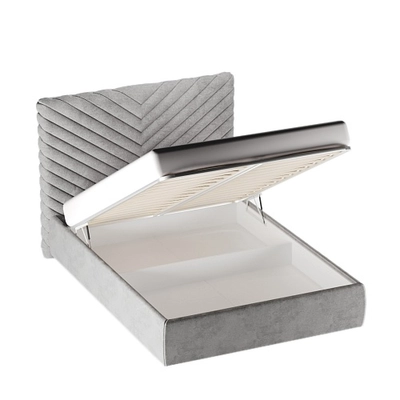 Кровать двуспальная мягкая САРА  с подъемным механизмом, 160x200