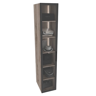 Шкаф для спальни с полками с подсветкой R220.60-4.1