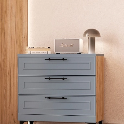 Комод с ящиками узкий с эмалевой столешницей A703.40ES